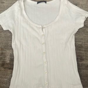 white brandy melville top